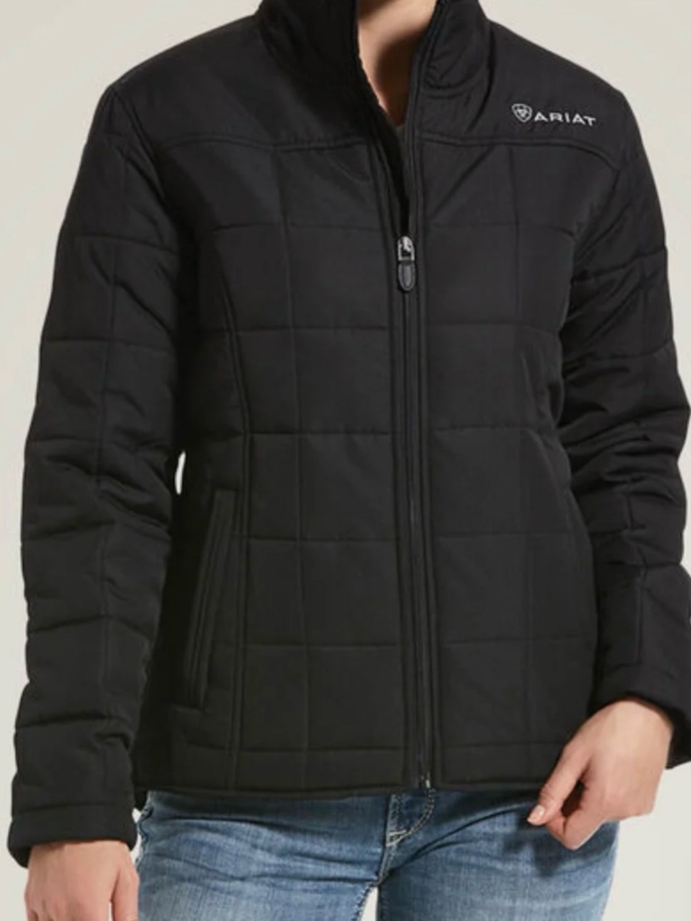 Ariat Women's Crius Insulated XL Black Quilted Puffer Jacket